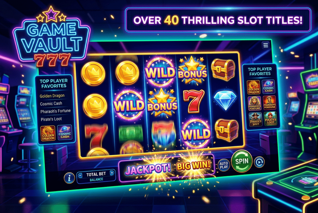 Best slot games on Game Vault 777