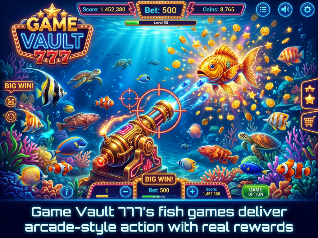 Best fish games on Game Vault 777