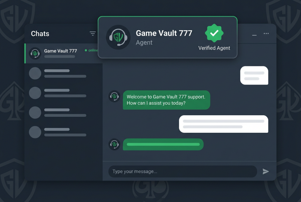 Game Vault 777 verified agent badge — how to identify official agents
