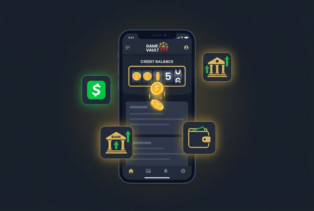 How to add credits on Game Vault 777 — step by step deposit guide 2026